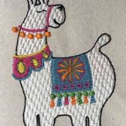 Fernando the llama embroidery design - Image 3
