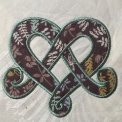 Love Knot applique design 4x4 5x5 - Image 3