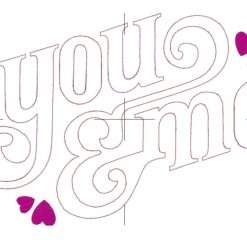 You and Me raw edge applique - Image 4