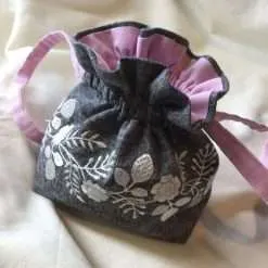 Drawstring bag DF pattern
