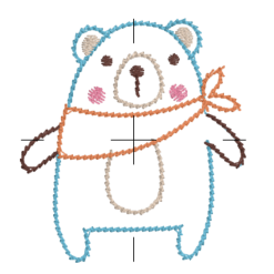 Alternative view of Baby bear, lion and bunny