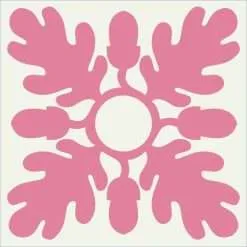 oak leaf applique quilt block