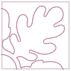 Heart of Oak in-the-hoop quilt block - Image 5