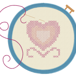 Embroidery hoop quilt block - Image 5