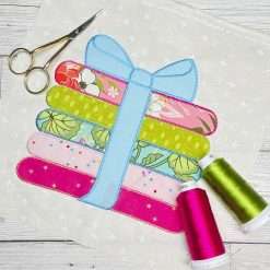 Fabric stack quilt block - Image 3