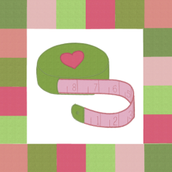 Tape measure quilt block - Image 5