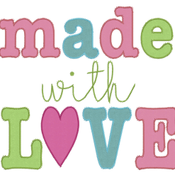 Made with Love quilt block - Image 5
