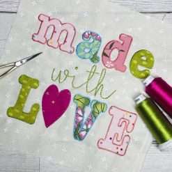 Made with Love quilt block - Image 2