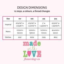 Made with Love quilt block - Image 7