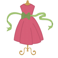 Dress form  quilt block - Image 5