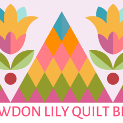 Snowdon Lily quilt block - Image 3