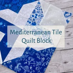 Mediterranean Tile quilt block