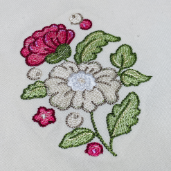 Vintage Christmas Floral Spray - Image 3