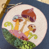 Forest Floor embroidery