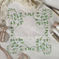 Mistletoe and Pearls square