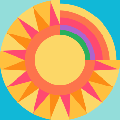 Sunny Delight ITH quilt block pattern - Image 2