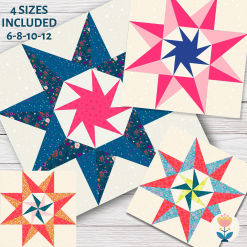 Whirligig star FPP PDF pattern