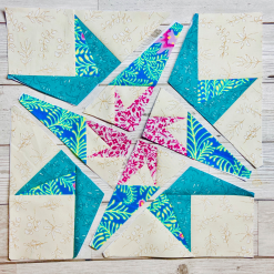 Alternative view of Whirligig star FPP PDF pattern