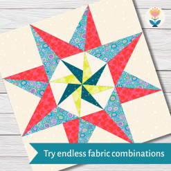 Whirligig star FPP PDF pattern - Image 4