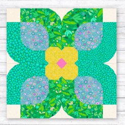 Alternative view of Anna paper pieced quilt block
