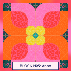 Anna paper pieced quilt block