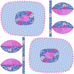 Linda applique quilt block - Image 3