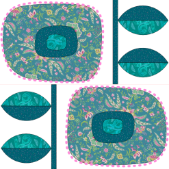 Linda applique quilt block - Image 4