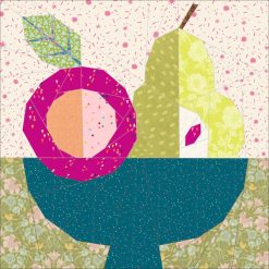 Still Life with Pear Quilt Block - Image 2