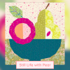 Still Life with Pear Quilt Block